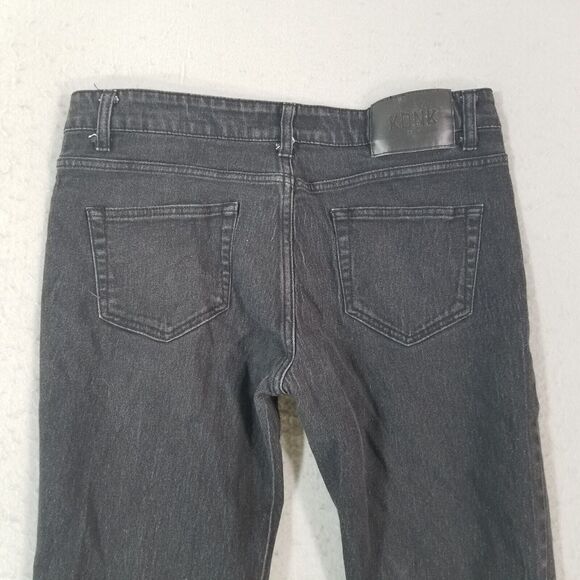 Kayden K. Jeans men's 34x32 skinny straight black stretch denim pants - Picture 7 of 12